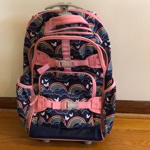 pottery barn rolling backpack